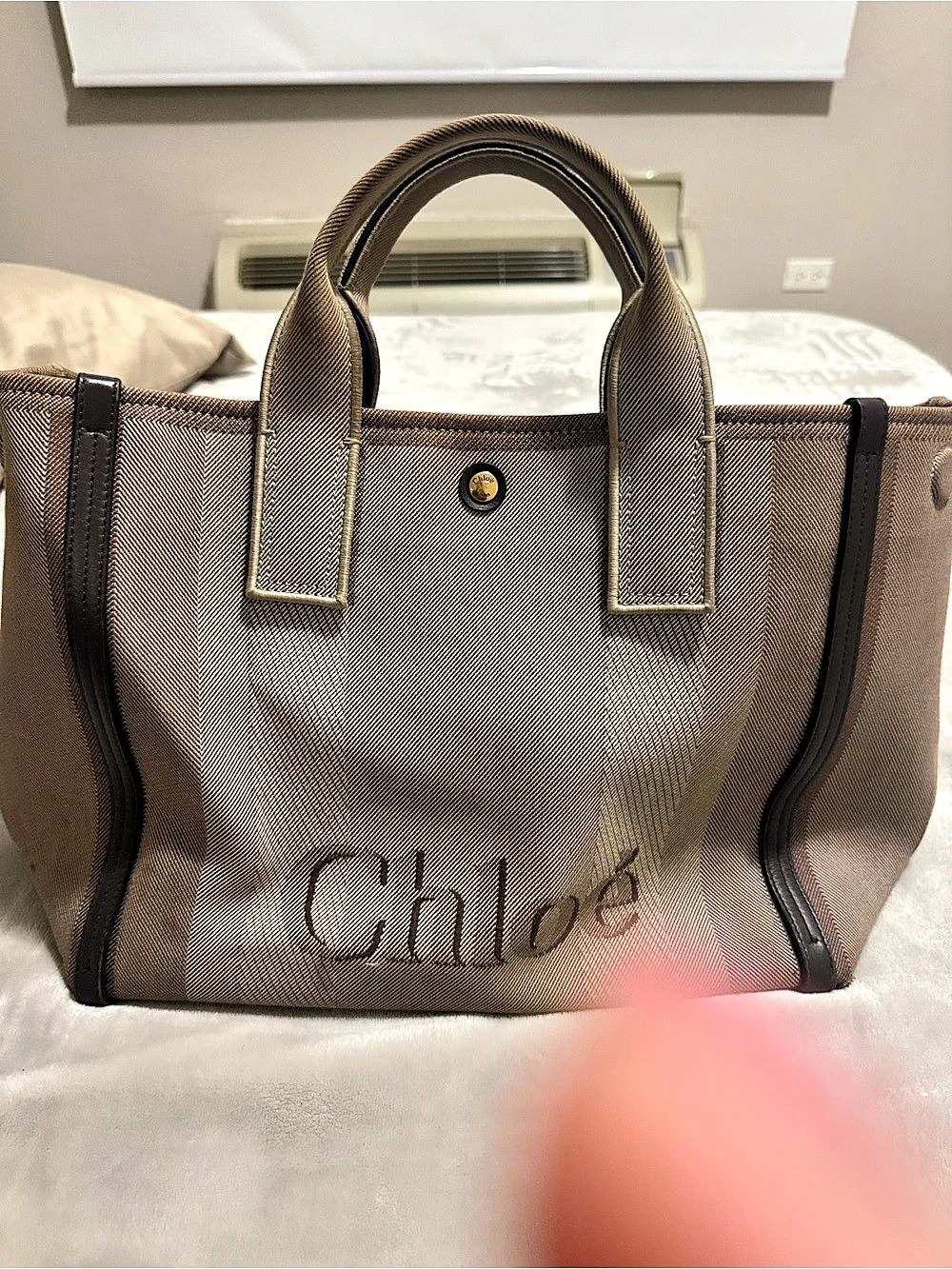 Chloé Woody Medium Tote Bag in Brown